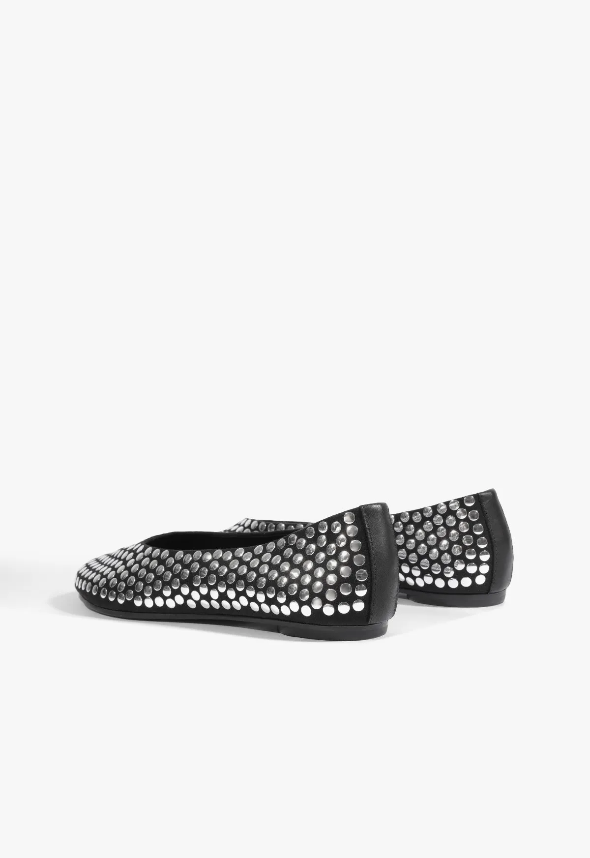 Yumi Studs Leather Ballet Flat sold by SCHUTZ product image thumbnail 4