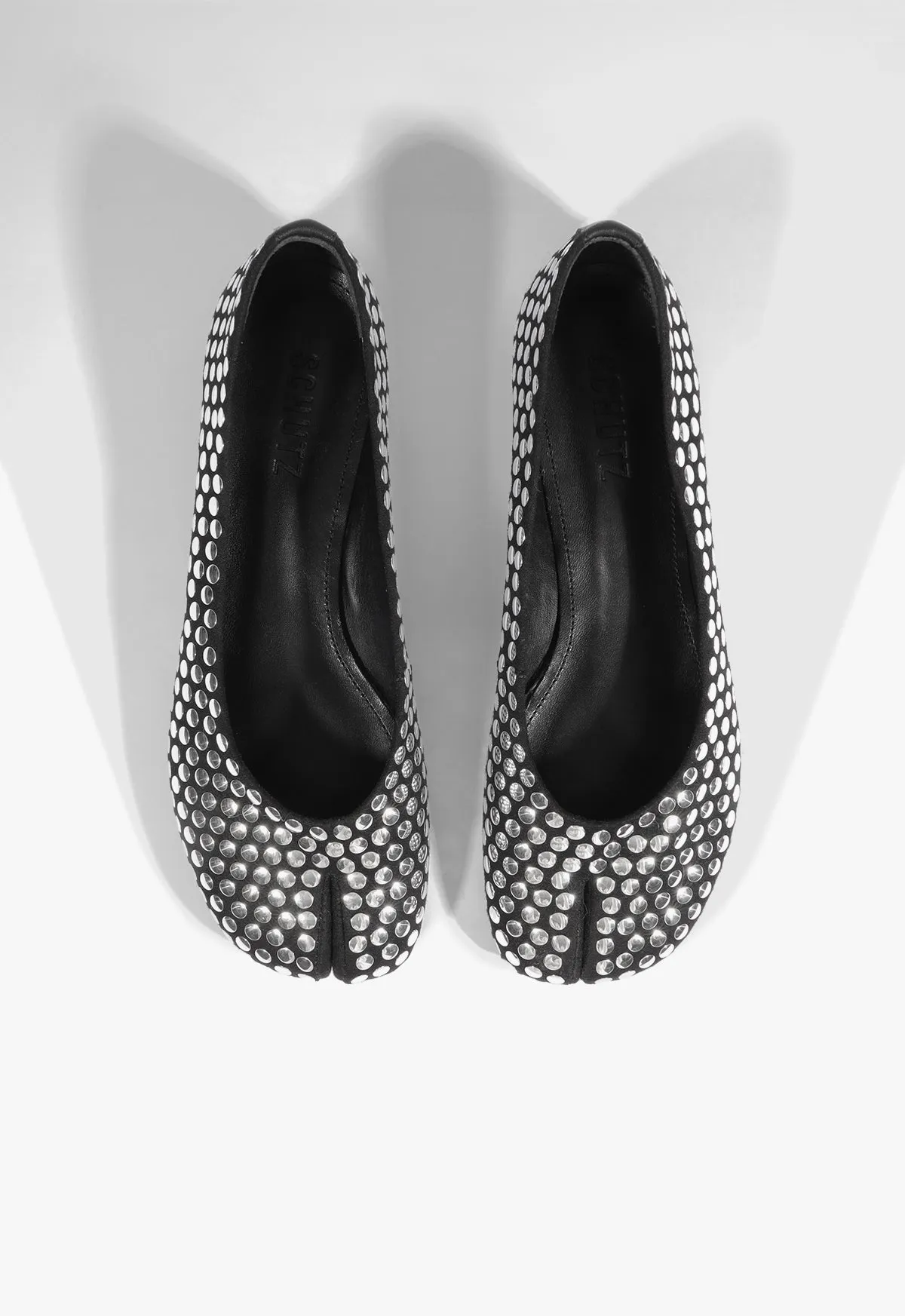 Yumi Studs Leather Ballet Flat sold by SCHUTZ product image thumbnail 5