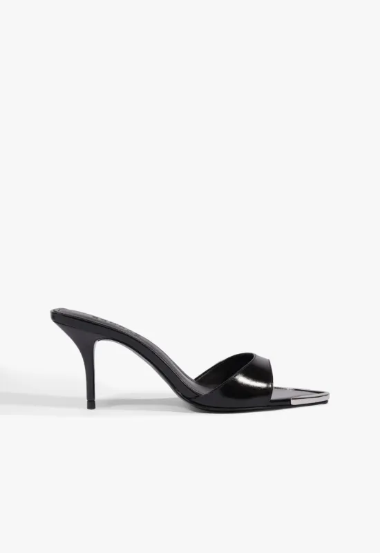 Elodie Chrome Sandal made by SCHUTZ