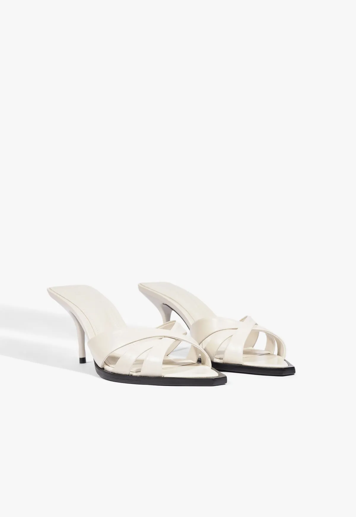 Keefa Leaf Mule Leather Sandal sold by SCHUTZ product image thumbnail 3