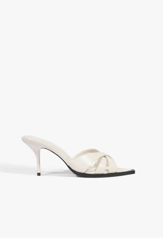 Keefa Leaf Mule Leather Sandal made by SCHUTZ