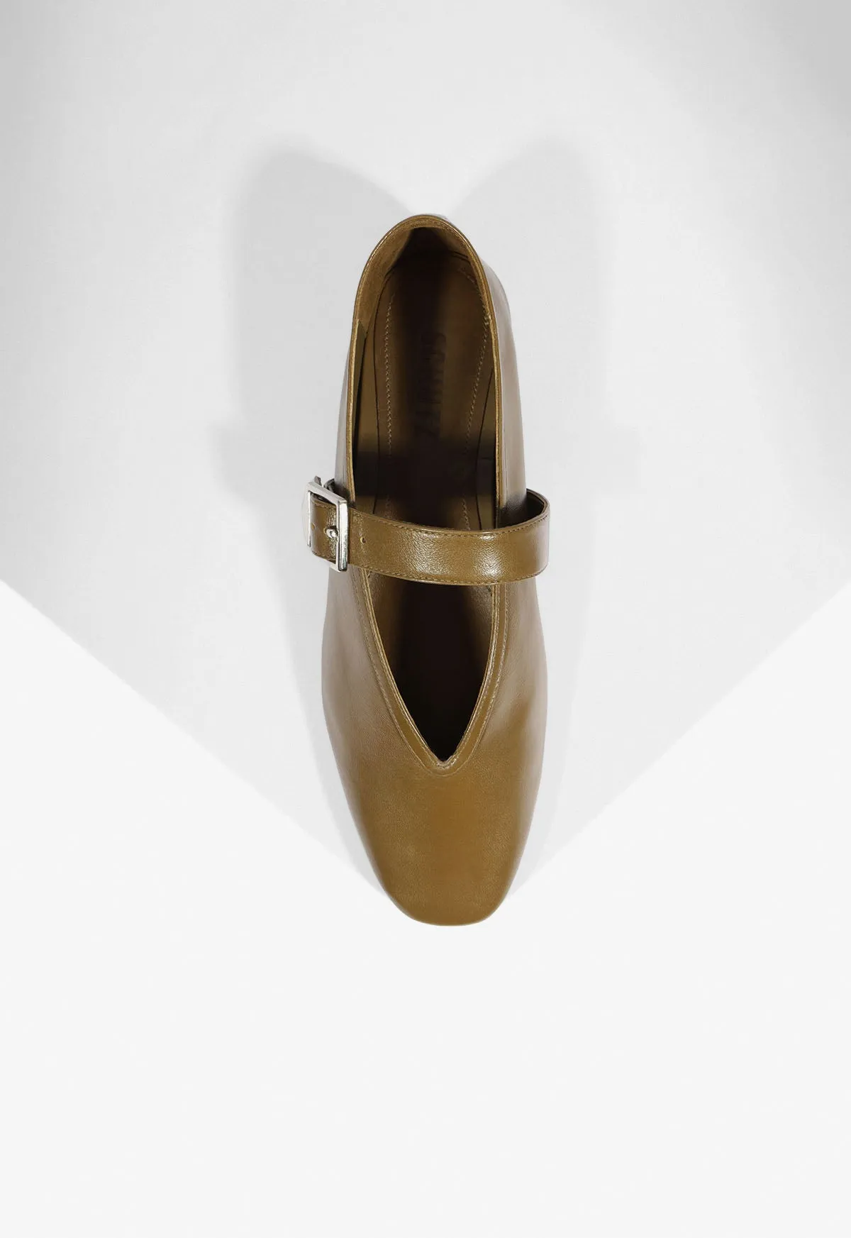 Vick Buckle Leather Ballet Flat sold by SCHUTZ product image thumbnail 5