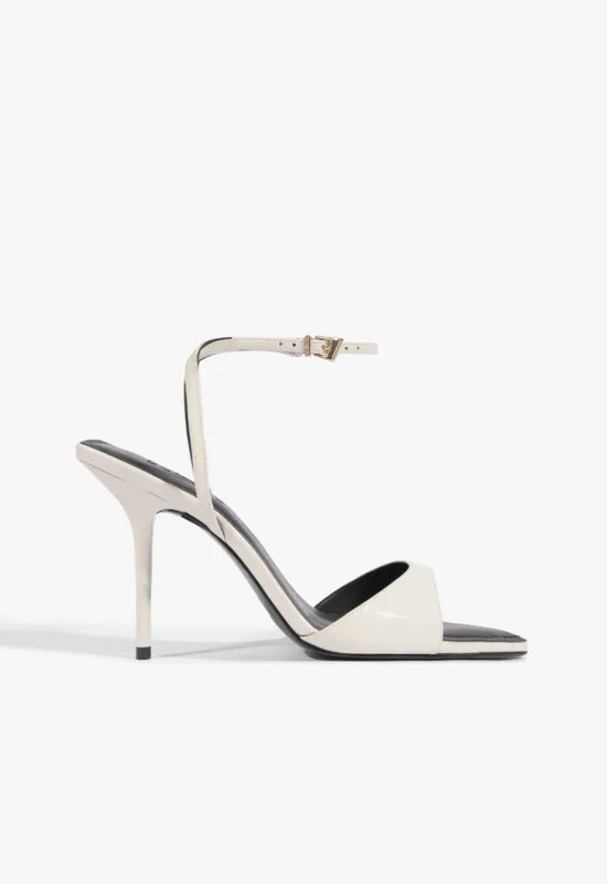 Elodie Buckle Patent Leather Sandal made by SCHUTZ