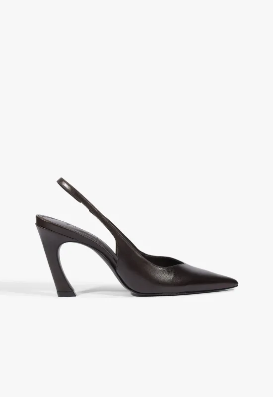 Lexi Sling Leather Pump made by SCHUTZ