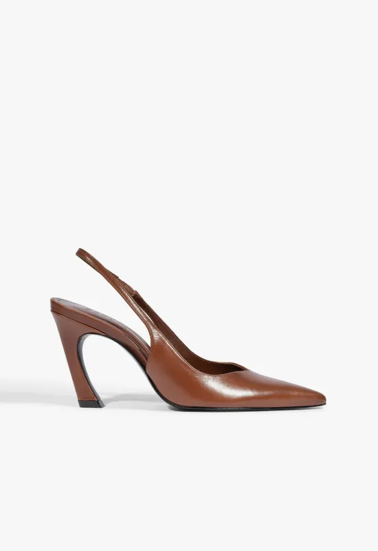 Lexi Sling Leather Pump made by SCHUTZ