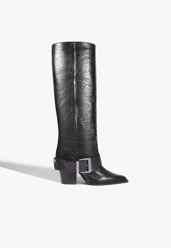 Parker Up Leather Boot made by SCHUTZ