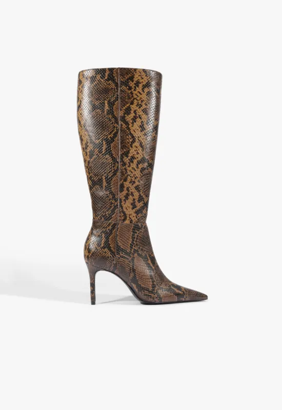Mikki Up Leather Boot made by SCHUTZ