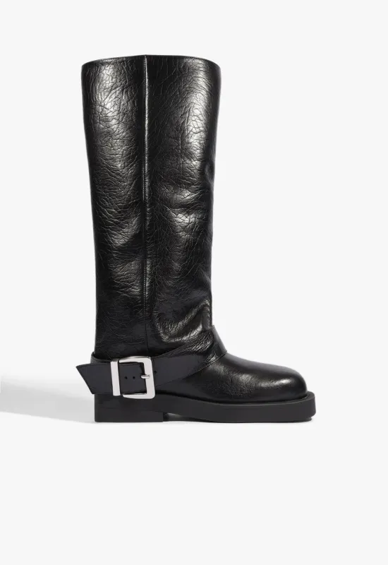 Patrice Up Leather Boot made by SCHUTZ