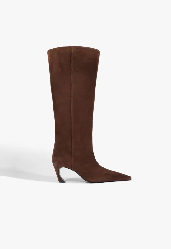 Lexi Mid Suede Boot made by SCHUTZ