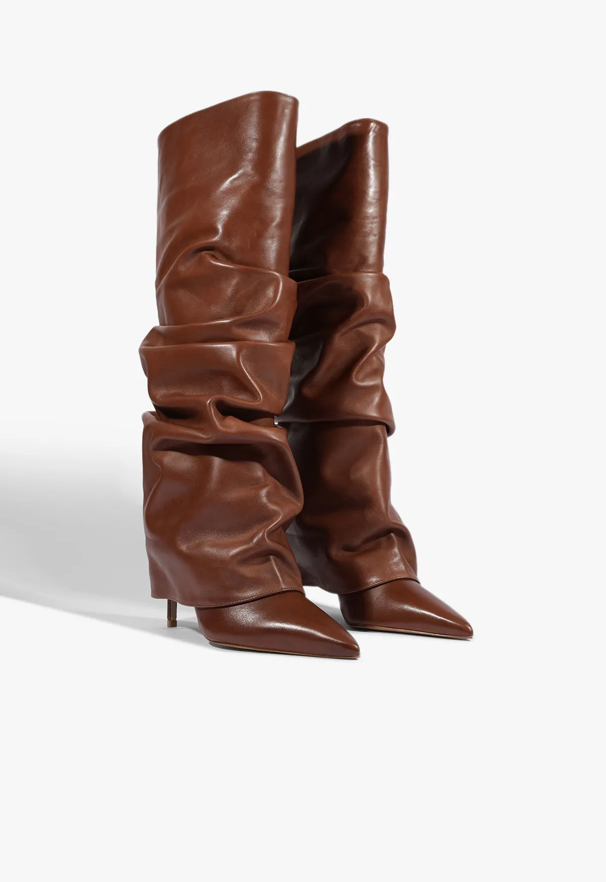 Mikki Up Cloak Leather Boot sold by SCHUTZ product image thumbnail 3