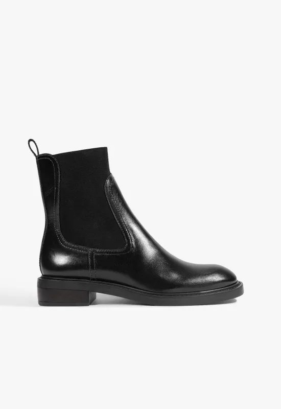 Olivia Leather Bootie made by SCHUTZ