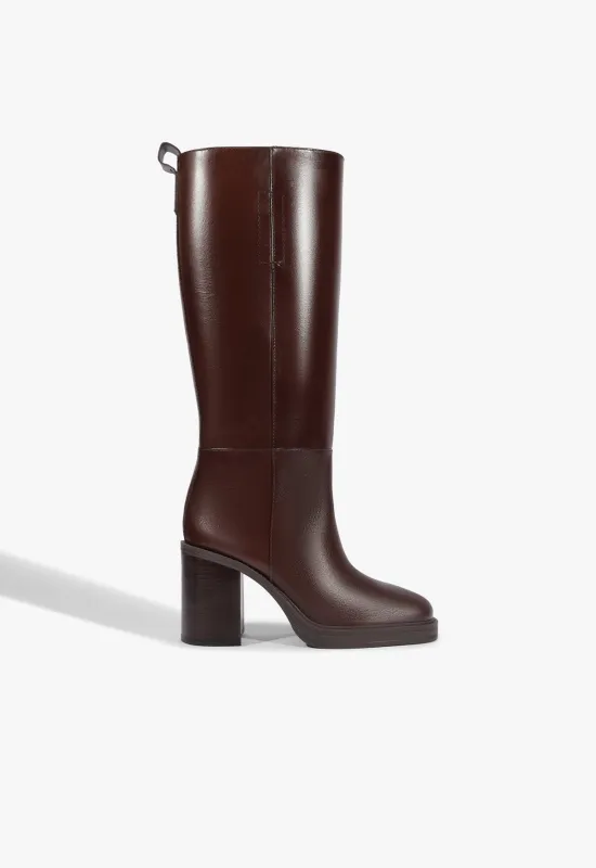 Laurance Up Leather Boot made by SCHUTZ
