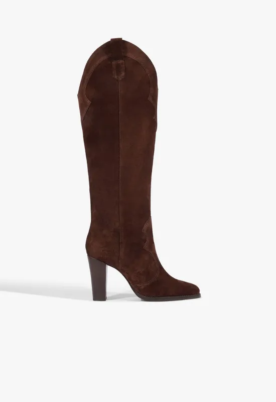 Miller Up Suede Boot made by SCHUTZ