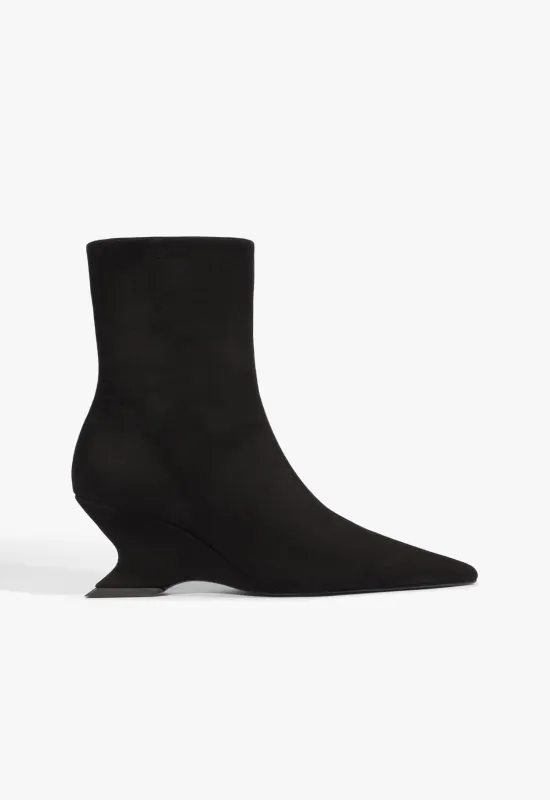 Siena Mid Suede Bootie made by SCHUTZ