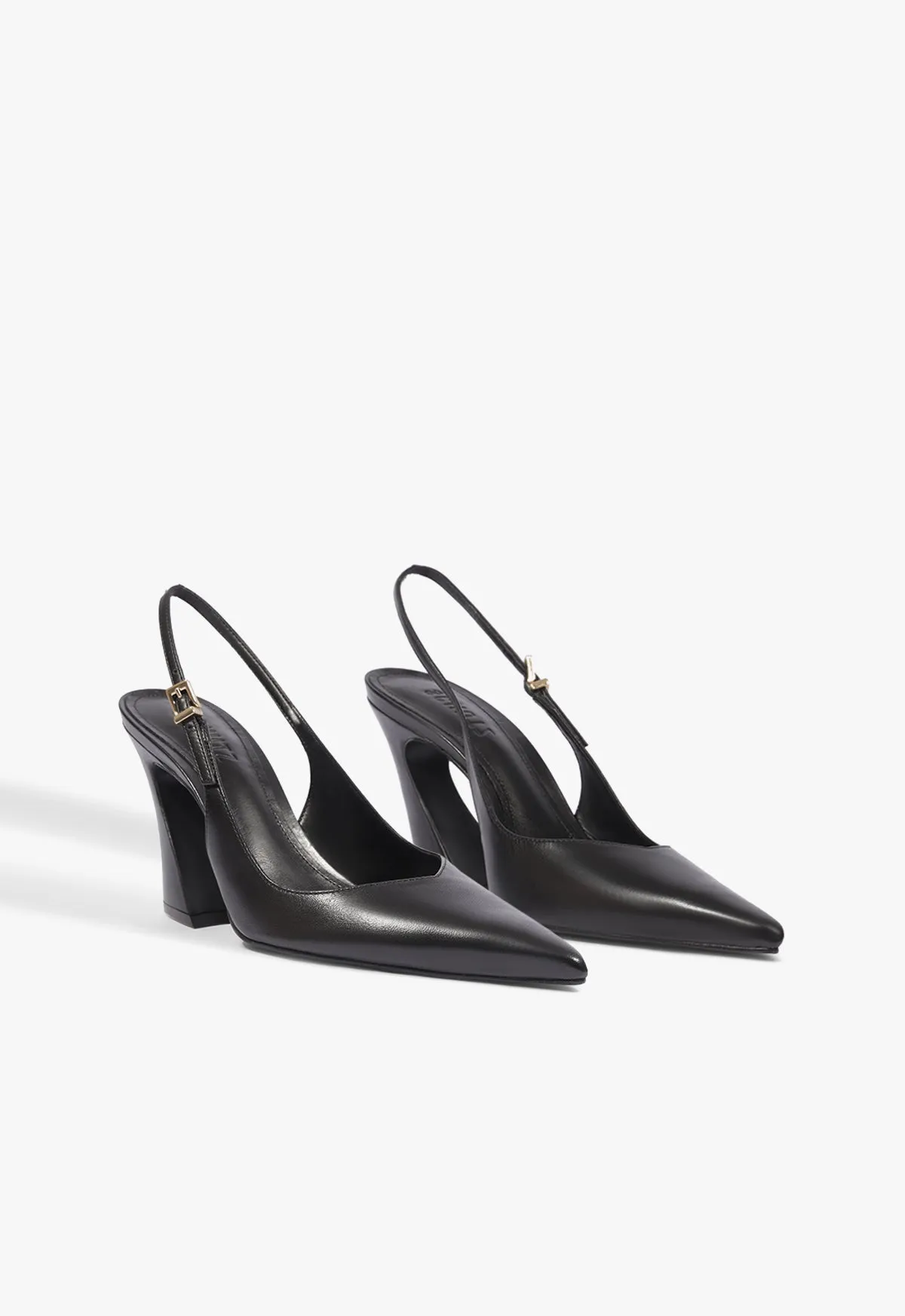 Lexi Sling Block Leather Pump sold by SCHUTZ product image thumbnail 2