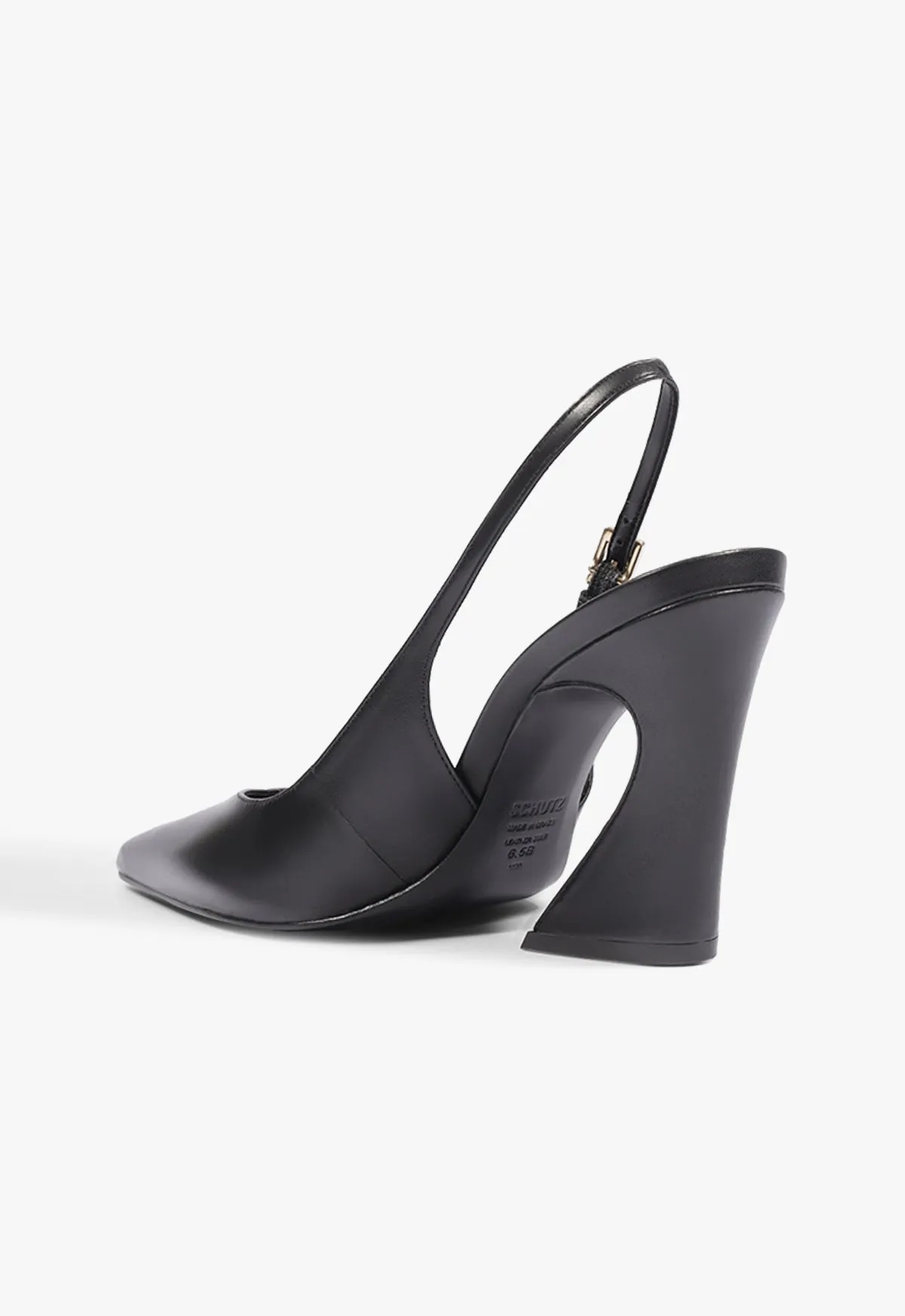 Lexi Sling Block Leather Pump sold by SCHUTZ product image thumbnail 3