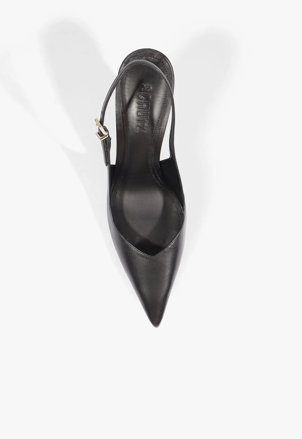 Lexi Sling Block Leather Pump sold by SCHUTZ product image thumbnail 4