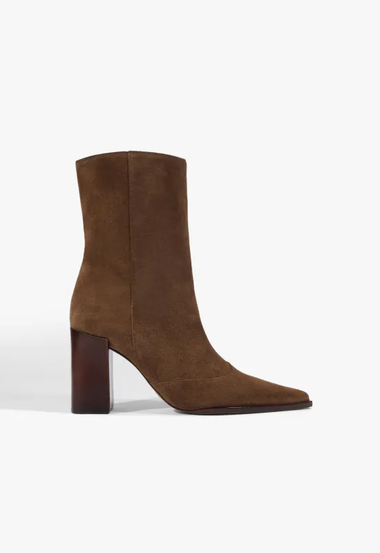 Raffaela Suede Bootie made by SCHUTZ