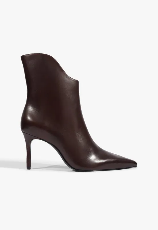 Ophelia Leather Bootie made by SCHUTZ