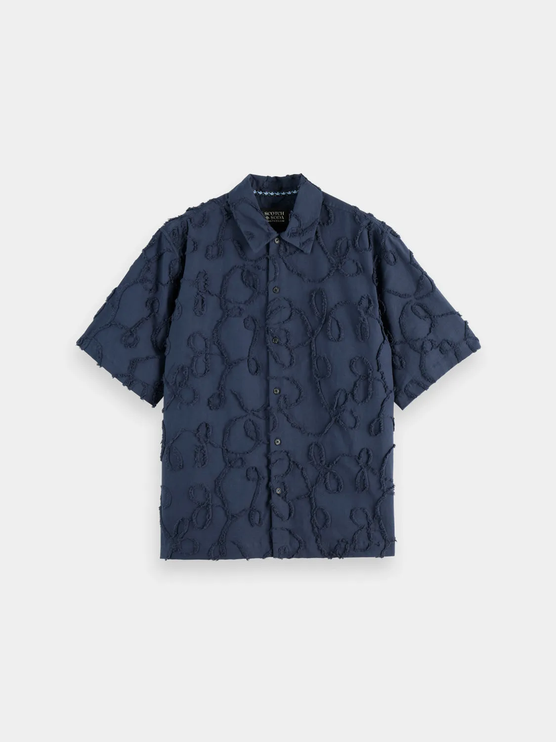 Jacquard short sleeved shirt sold by Scotch & Soda product image thumbnail 2