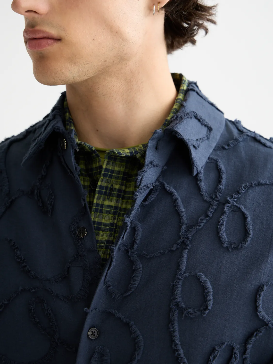 Jacquard short sleeved shirt sold by Scotch & Soda product image thumbnail 5