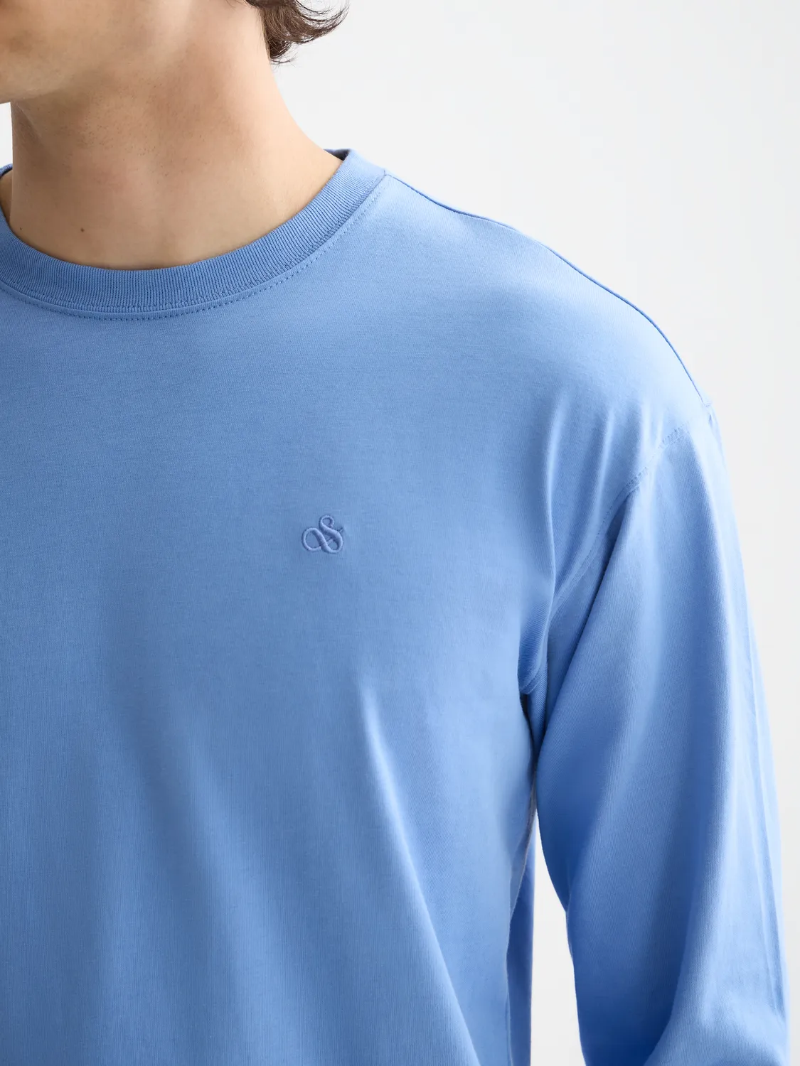 Logo long sleeved t-shirt sold by Scotch & Soda product image thumbnail 5