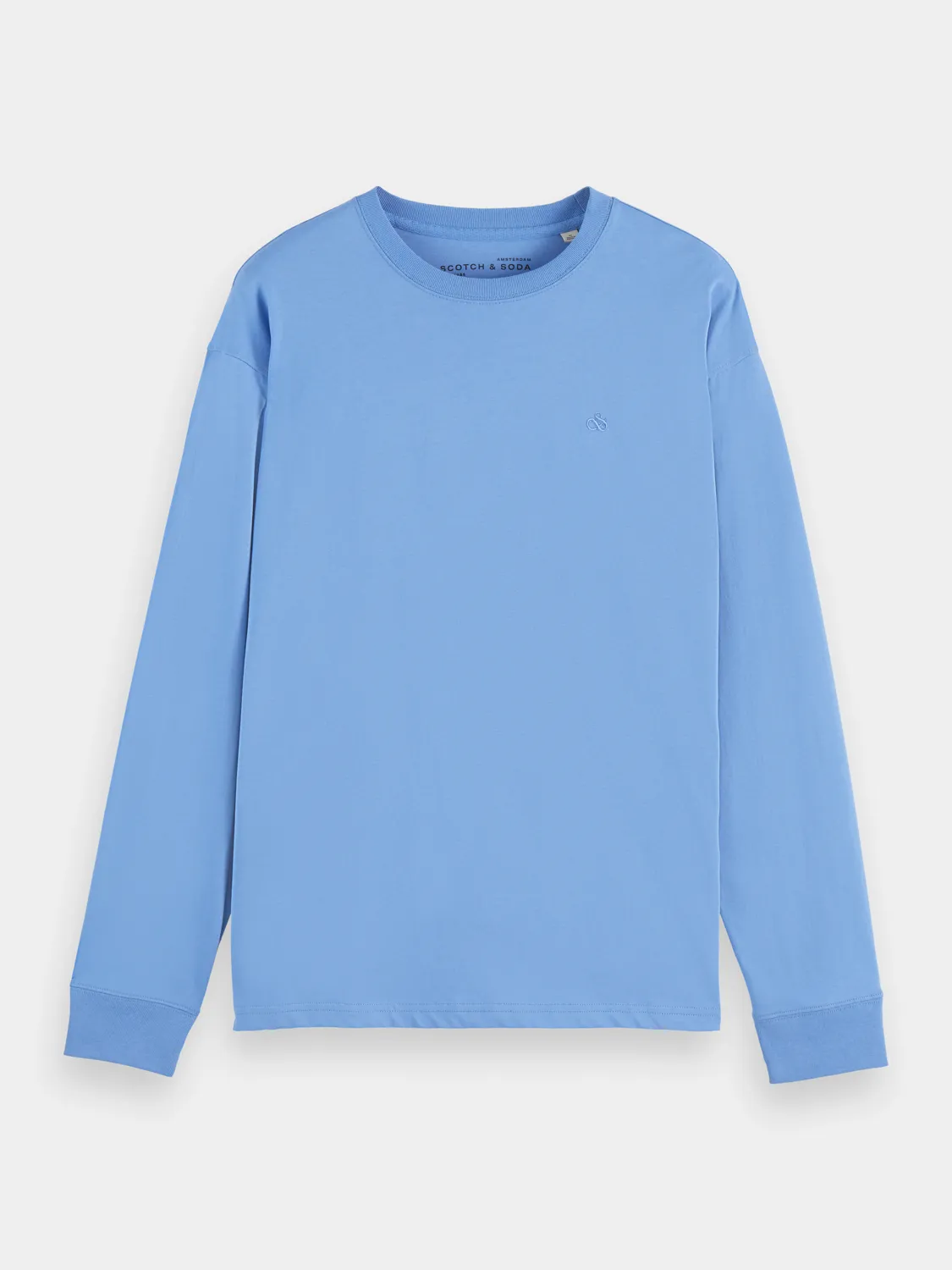 Logo long sleeved t-shirt sold by Scotch & Soda product image thumbnail 2