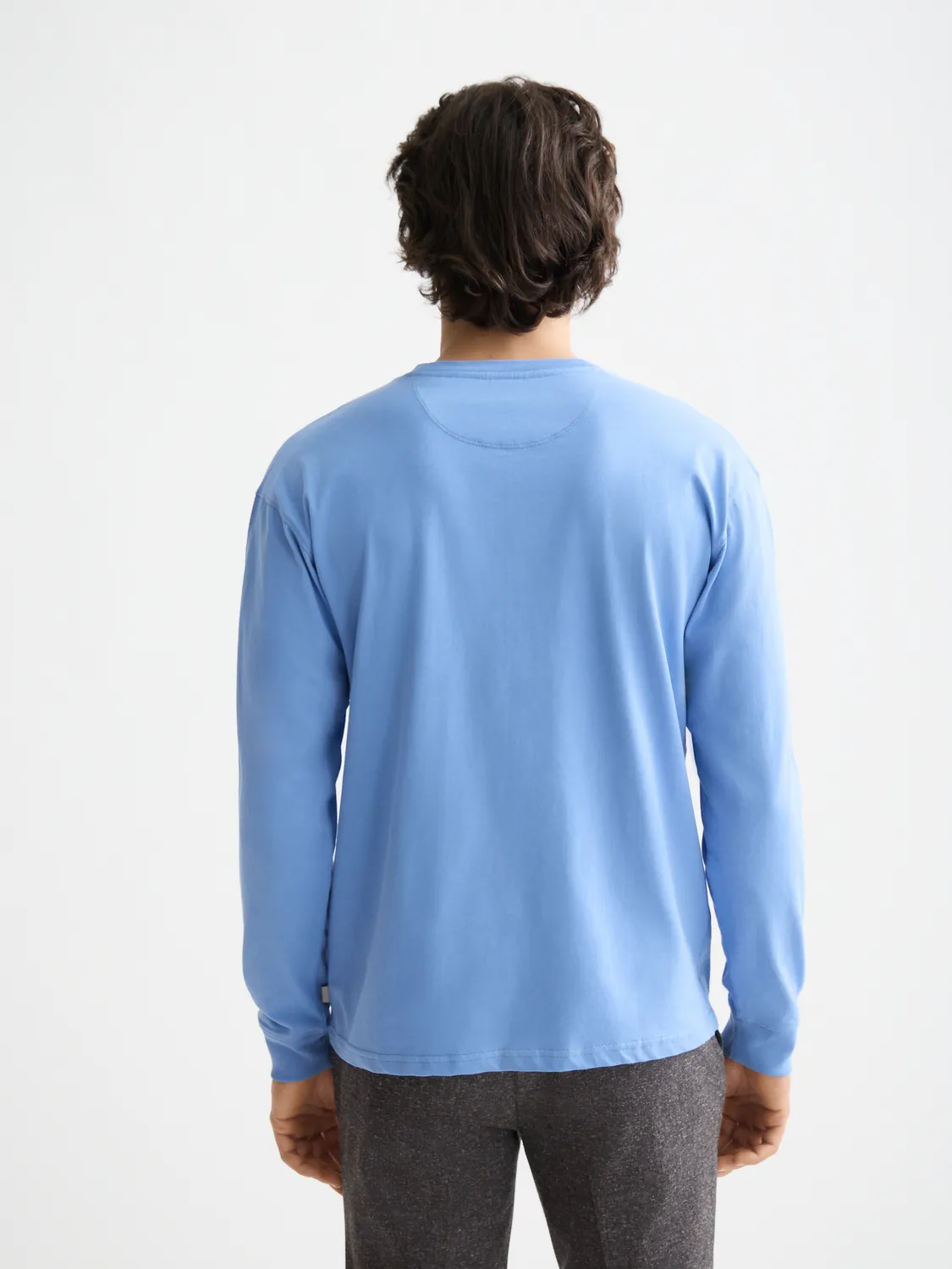 Logo long sleeved t-shirt sold by Scotch & Soda product image thumbnail 3