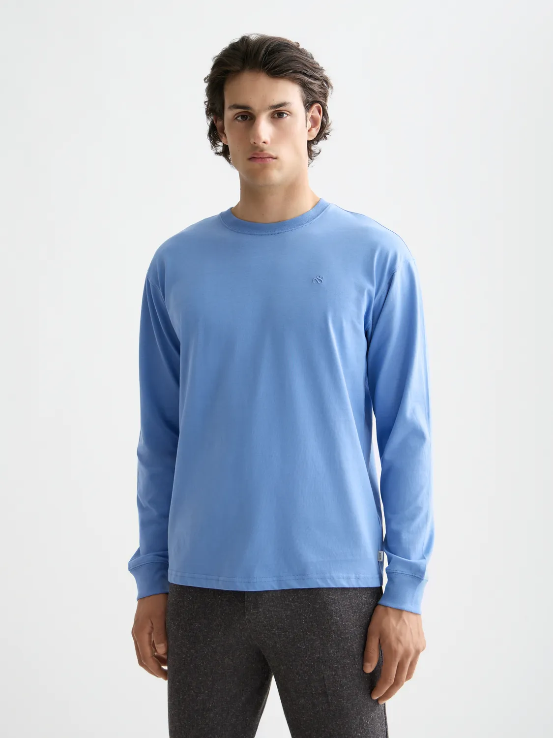 Logo long sleeved t-shirt sold by Scotch & Soda