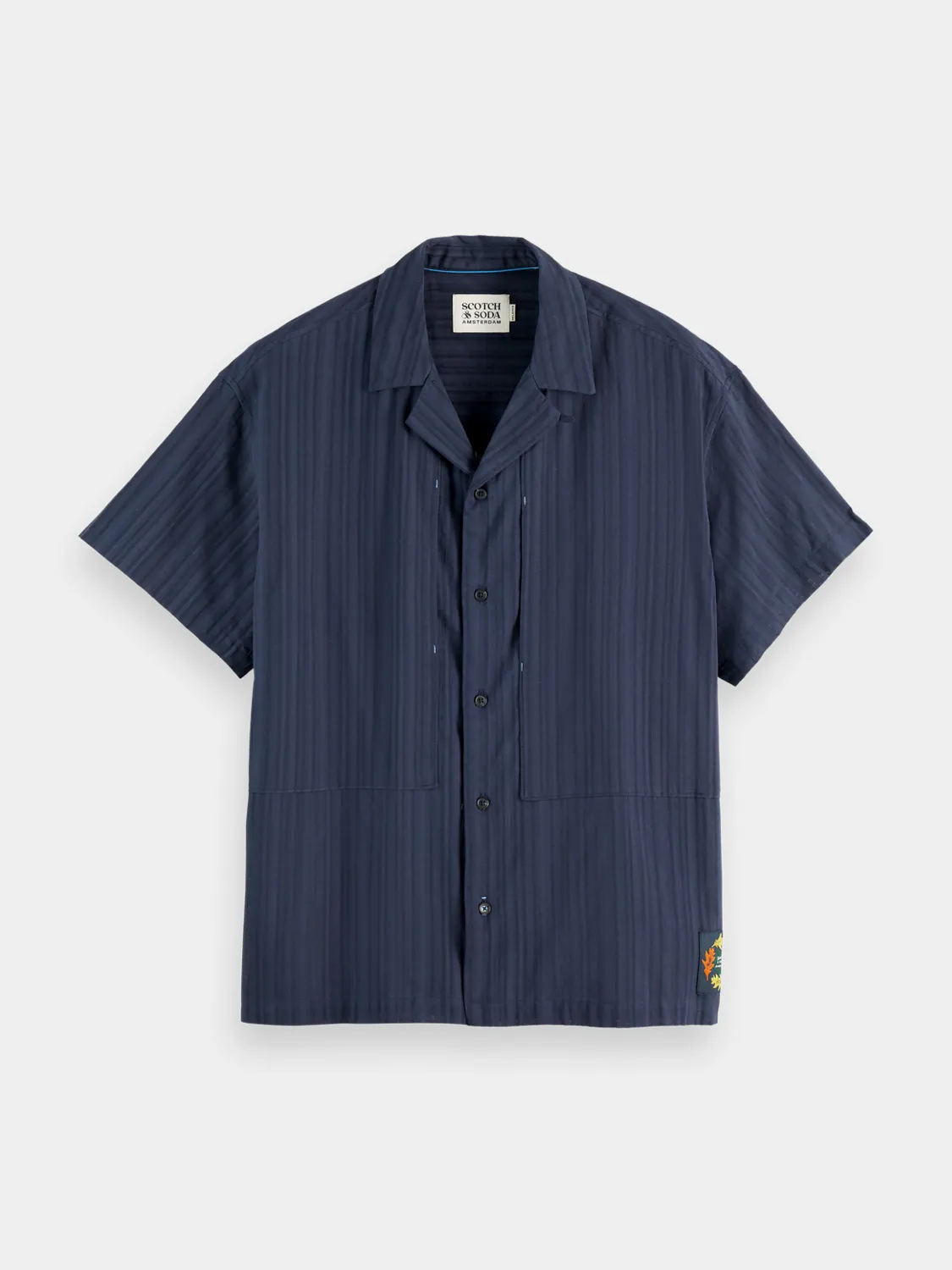 Striped short sleeved shirt sold by Scotch & Soda product image thumbnail 2