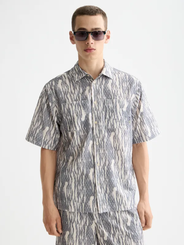 Jacquard short sleeved shirt sold by Scotch & Soda