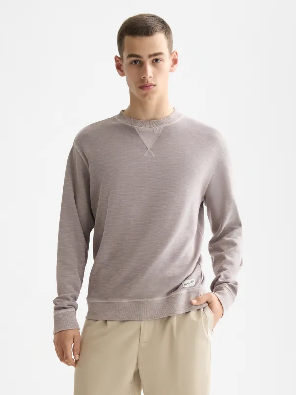 Garment-dyed sweatshirt sold by Scotch & Soda