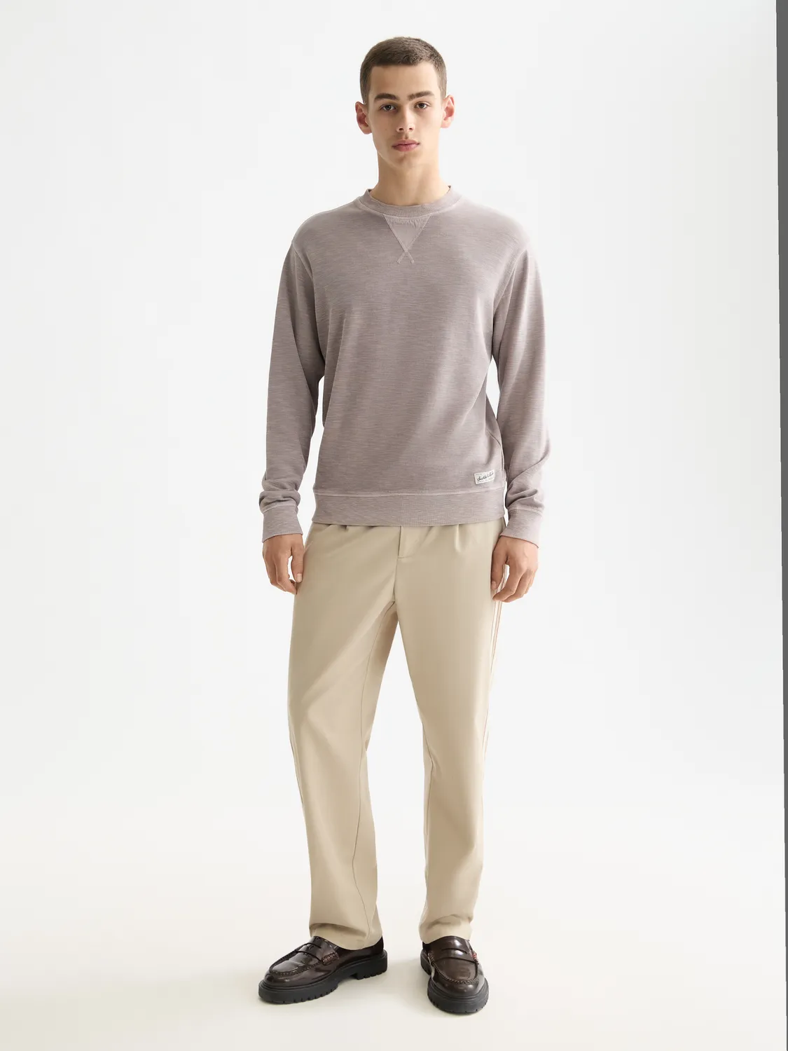 Garment-dyed sweatshirt sold by Scotch & Soda product image thumbnail 4
