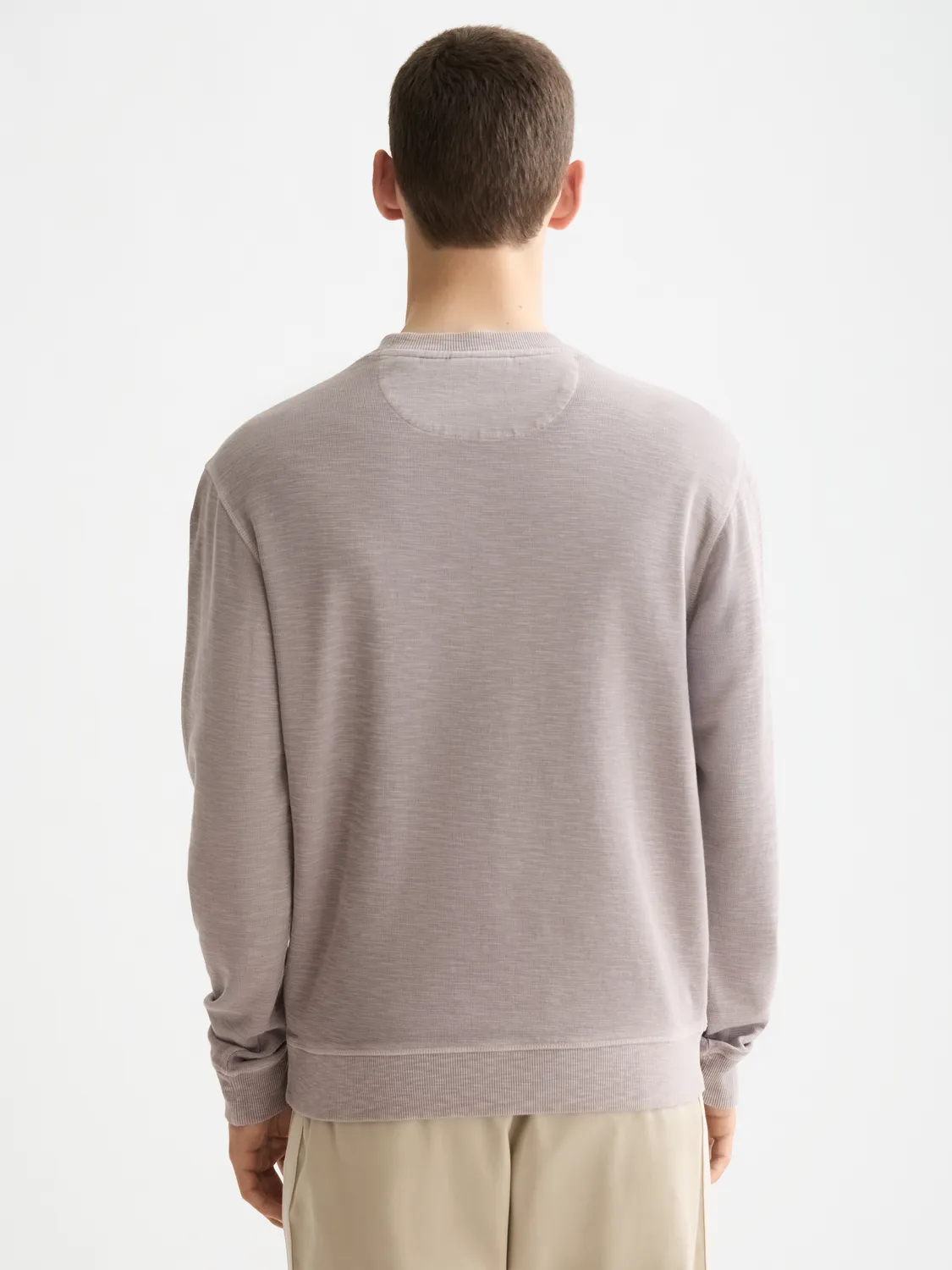 Garment-dyed sweatshirt sold by Scotch & Soda product image thumbnail 3