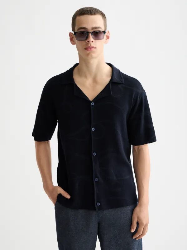 Jacquard short sleeved shirt made by Scotch & Soda