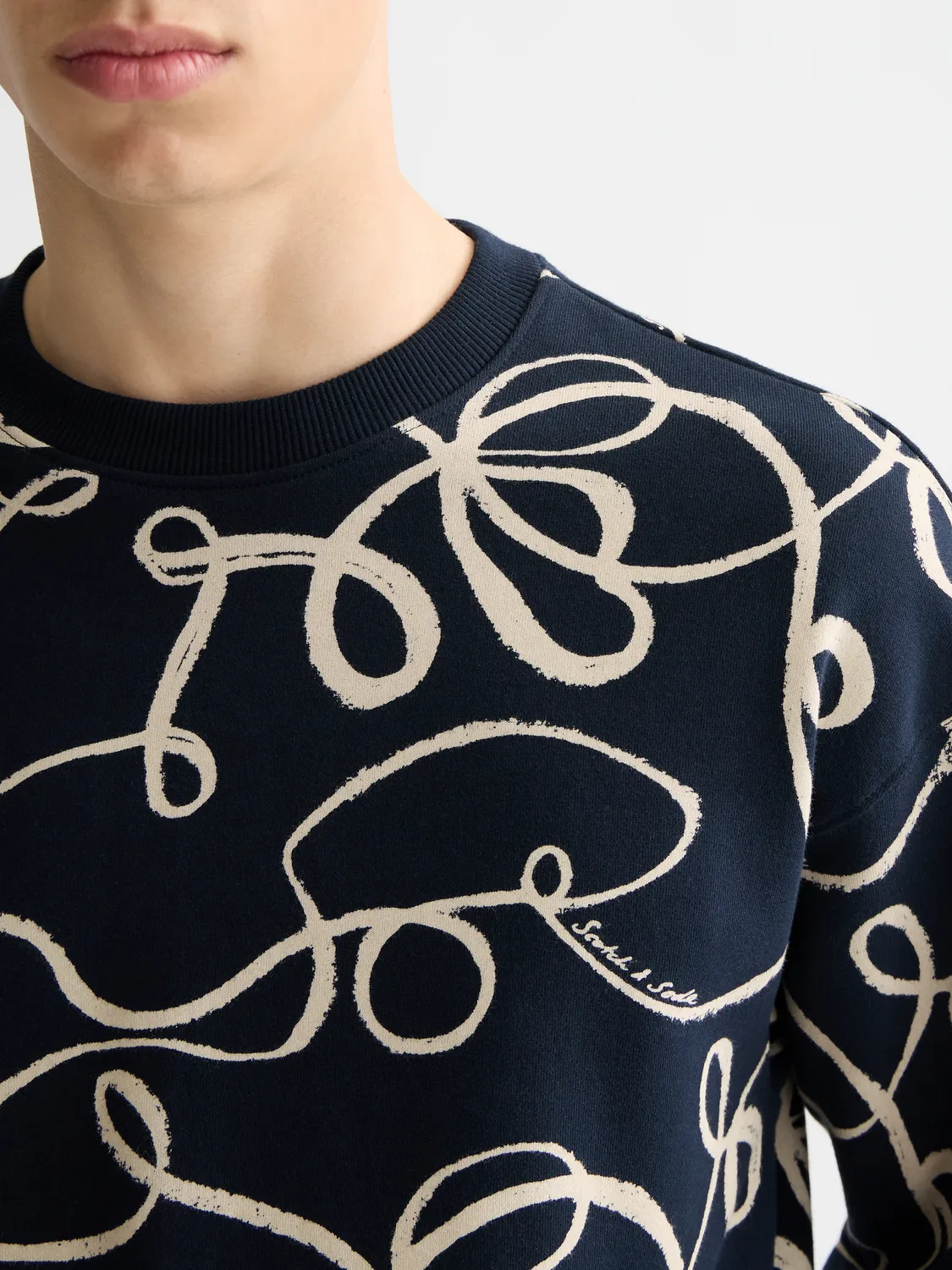 Printed sweatshirt sold by Scotch & Soda product image thumbnail 5