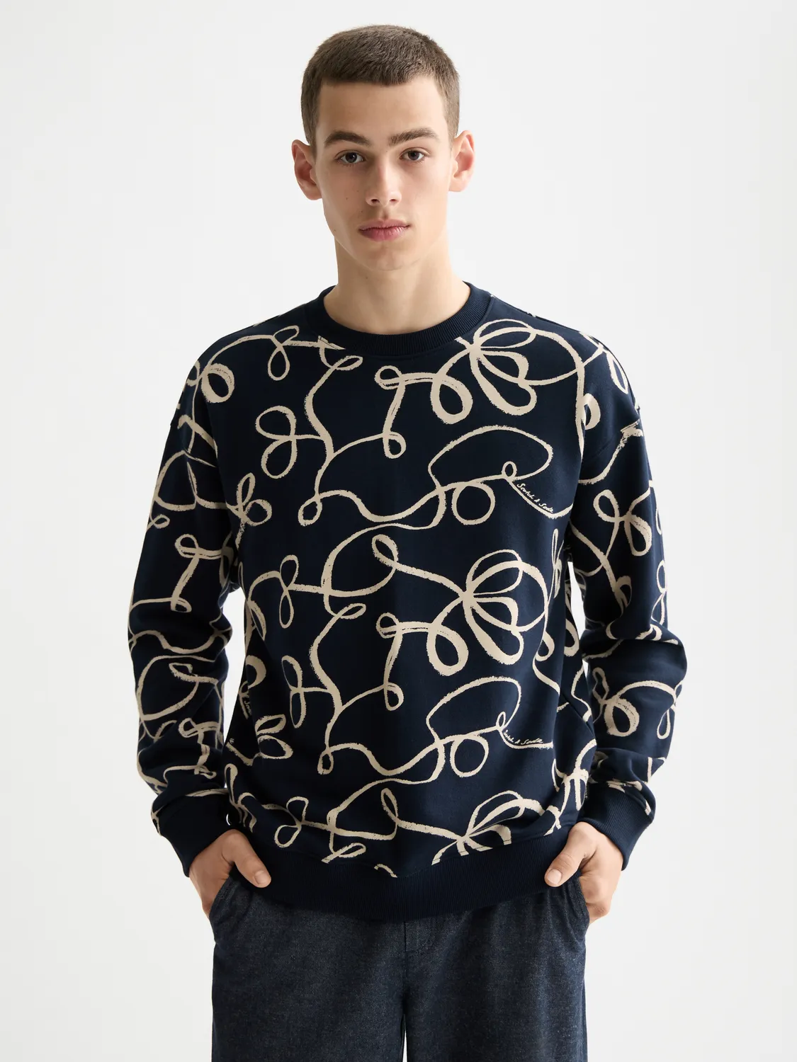 Printed sweatshirt sold by Scotch & Soda