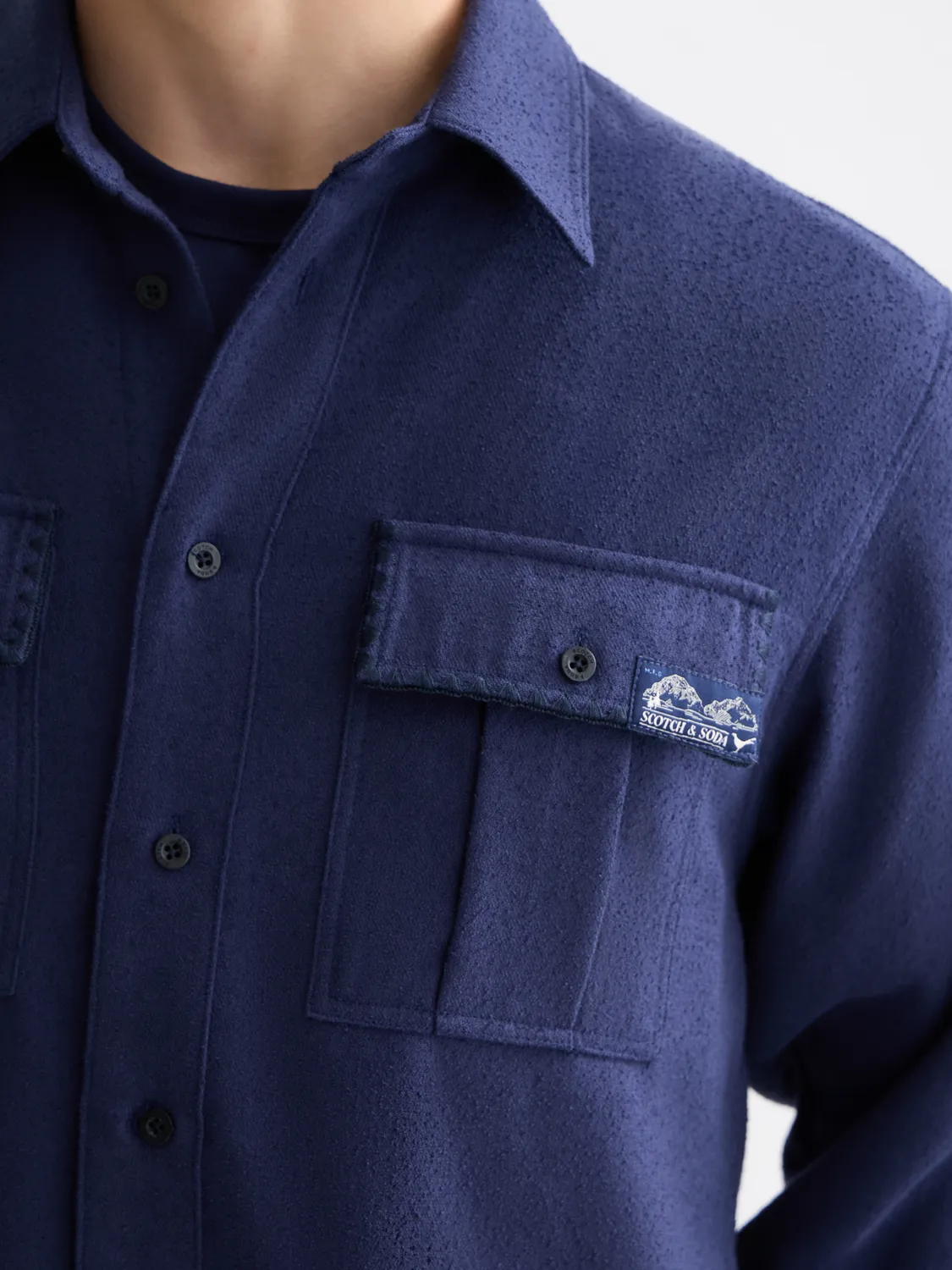 Textured shirt sold by Scotch & Soda product image thumbnail 5