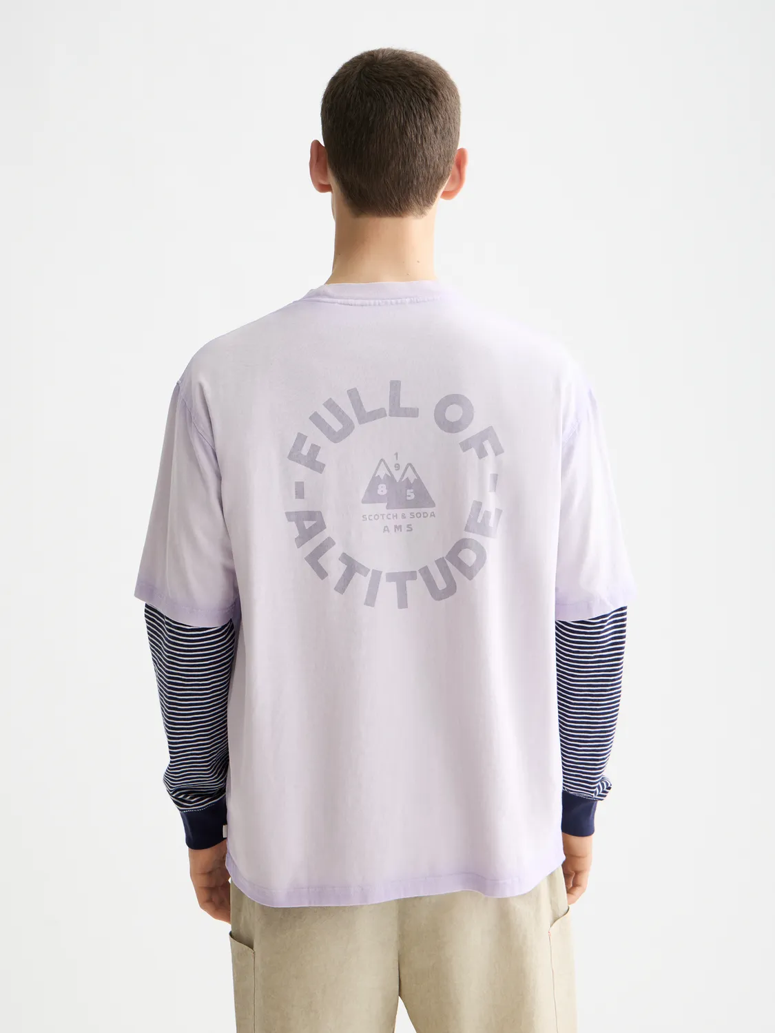 Garment-dyed t-shirt sold by Scotch & Soda product image thumbnail 3