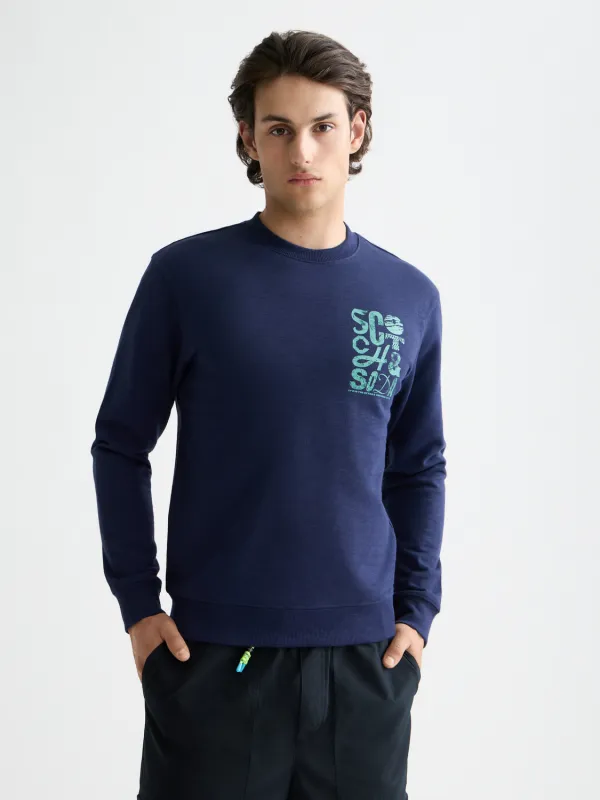 Chest logo sweatshirt sold by Scotch & Soda