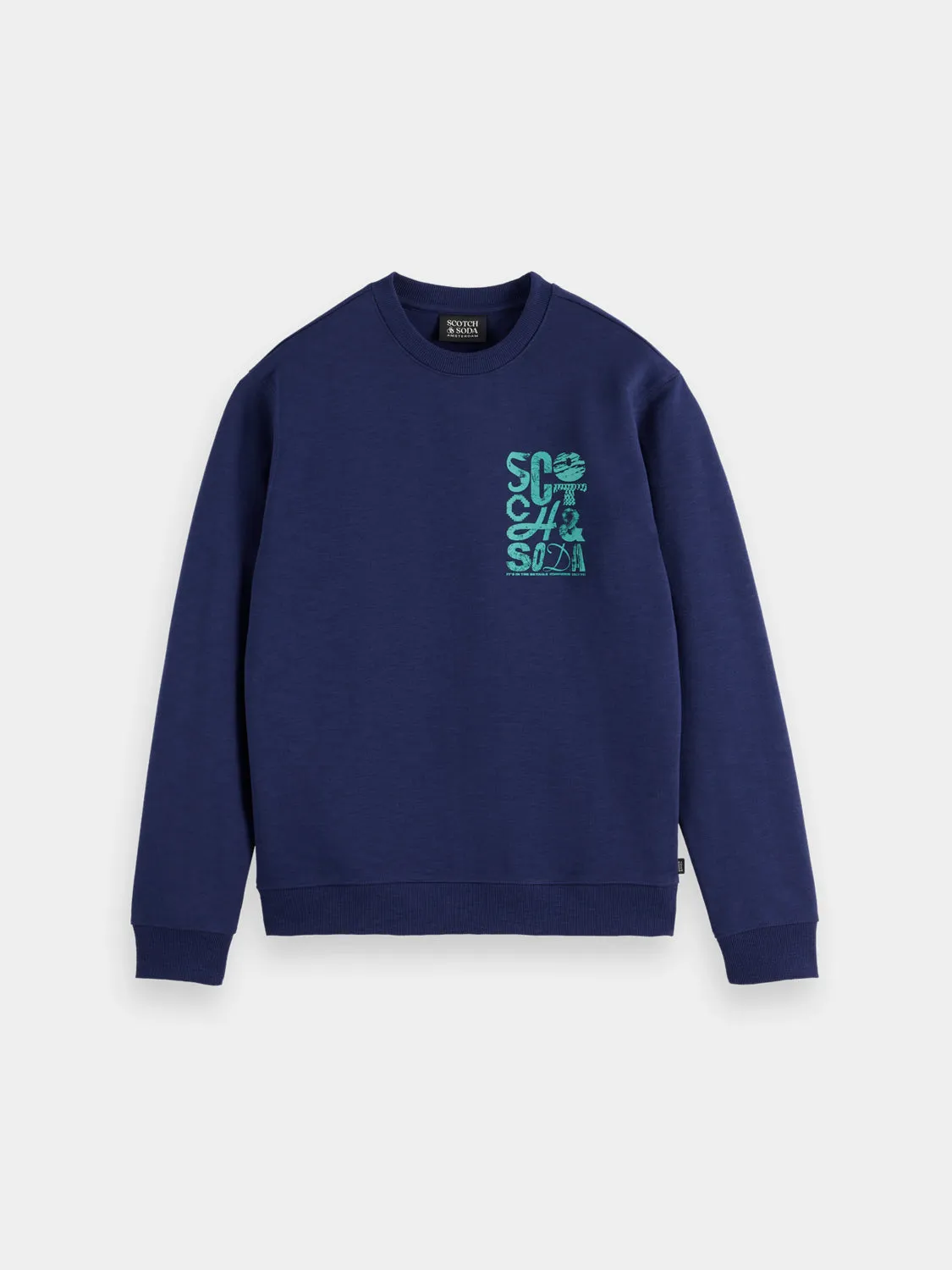 Chest logo sweatshirt sold by Scotch & Soda product image thumbnail 2