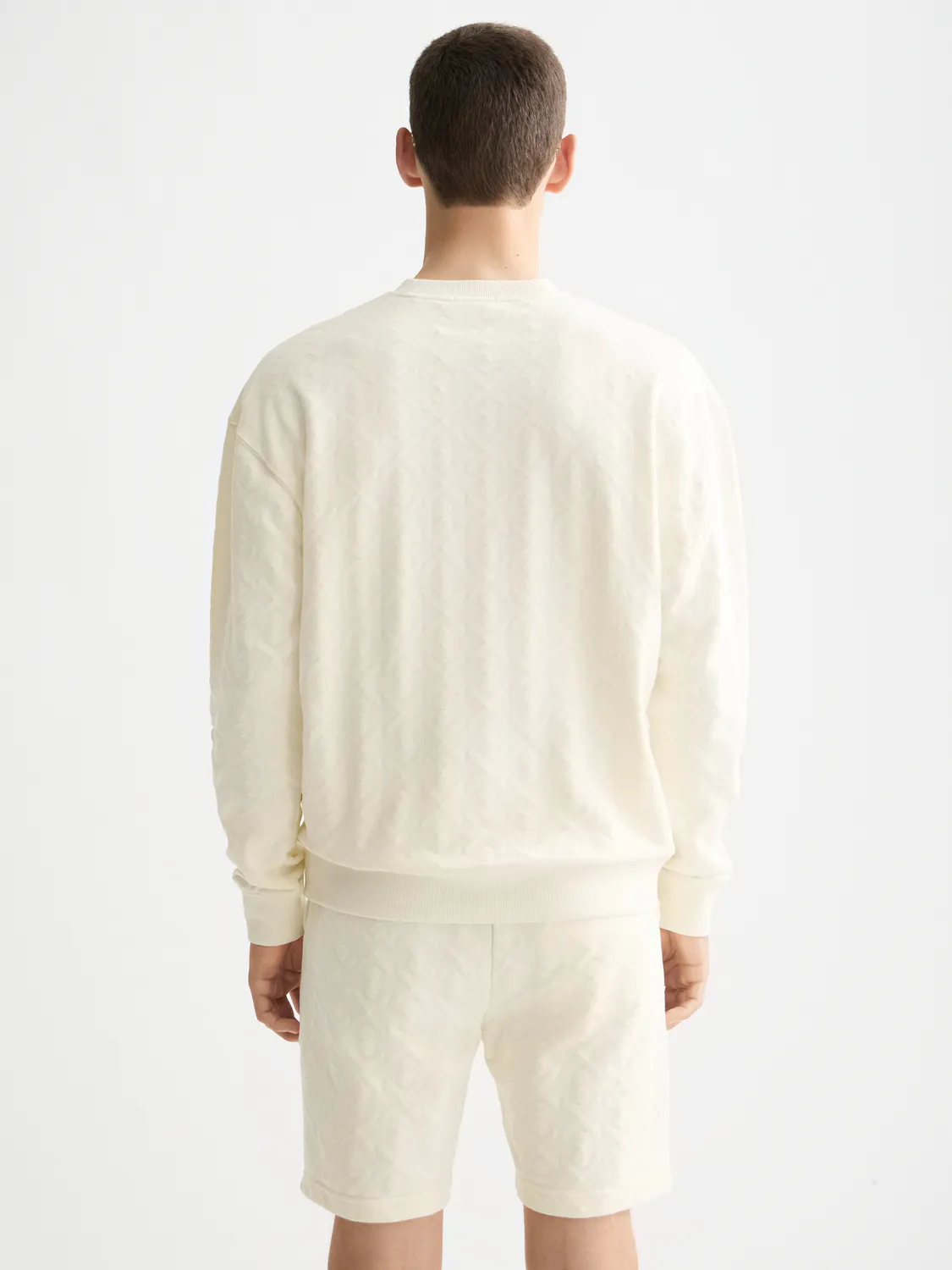 Jacquard terry sweatshirt sold by Scotch & Soda product image thumbnail 3