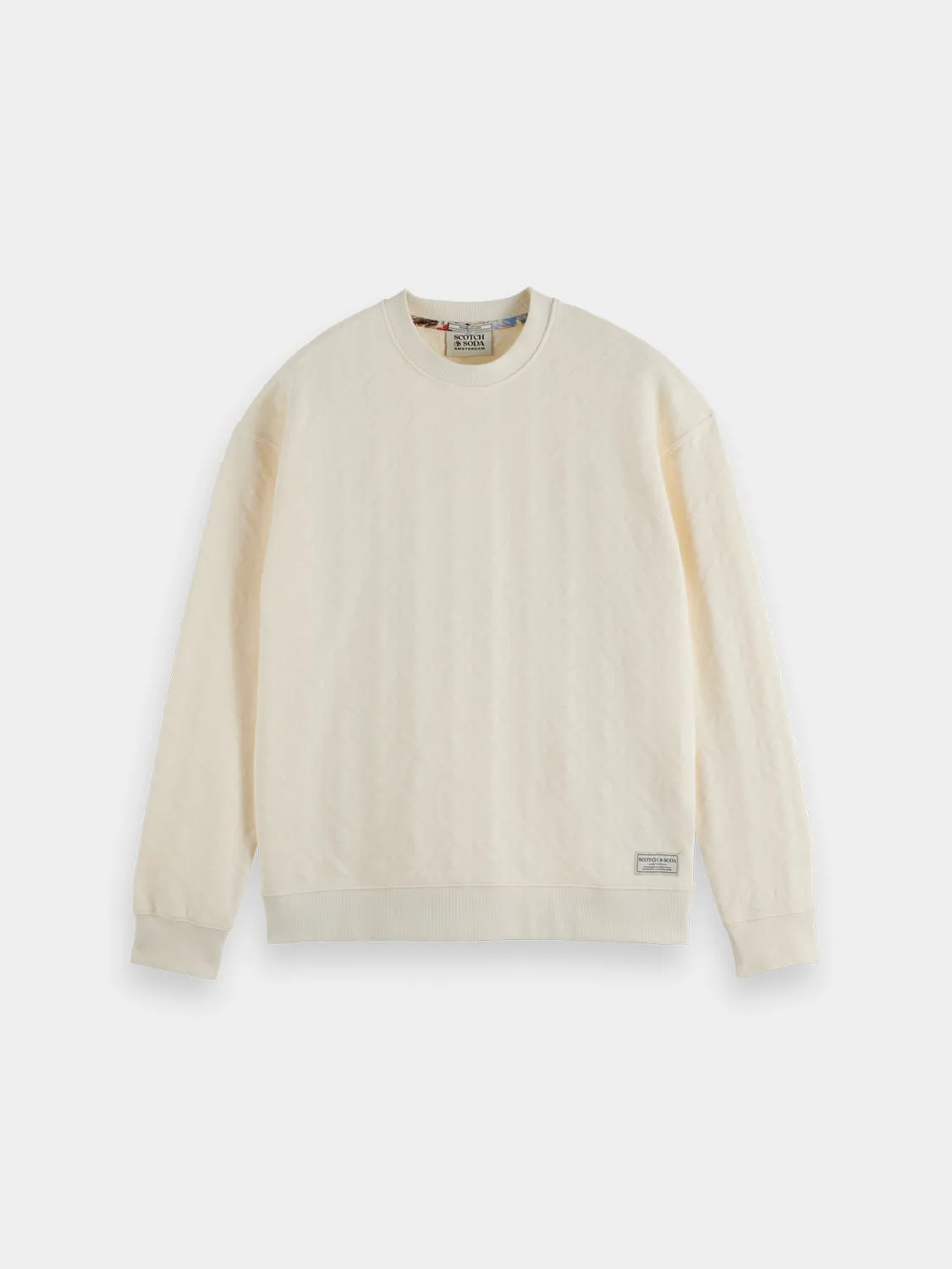 Jacquard terry sweatshirt sold by Scotch & Soda product image thumbnail 2
