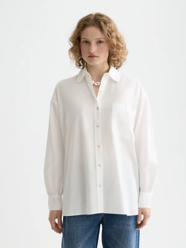 Girlfriend poplin shirt sold by Scotch & Soda