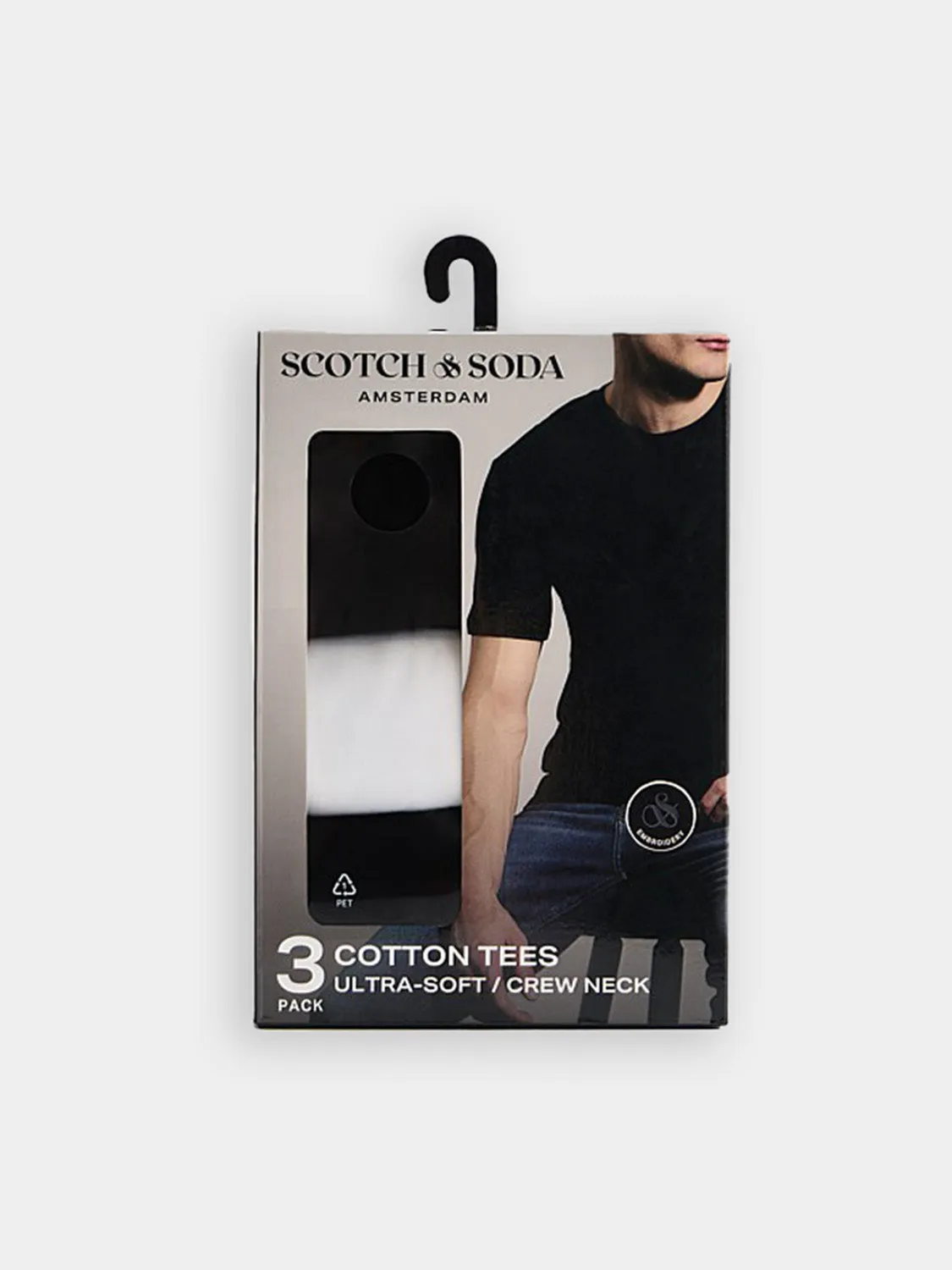 3-pack crew neck t-shirt sold by Scotch & Soda product image thumbnail 2