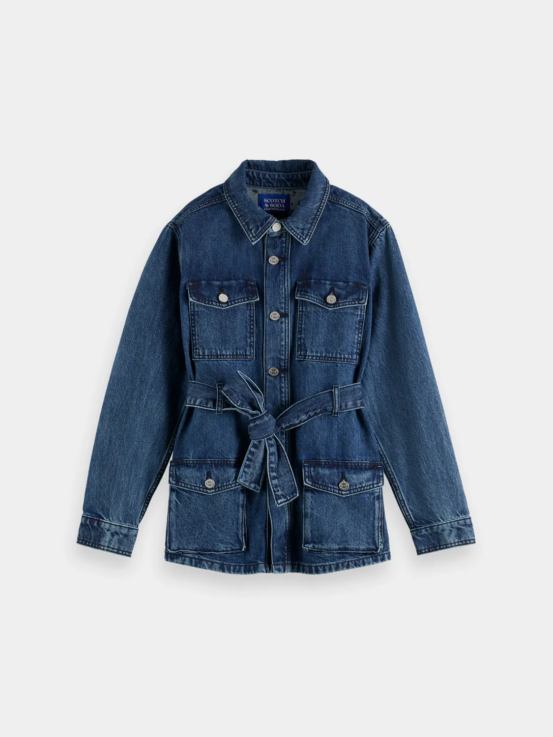 Belted denim jacket sold by Scotch & Soda product image thumbnail 2