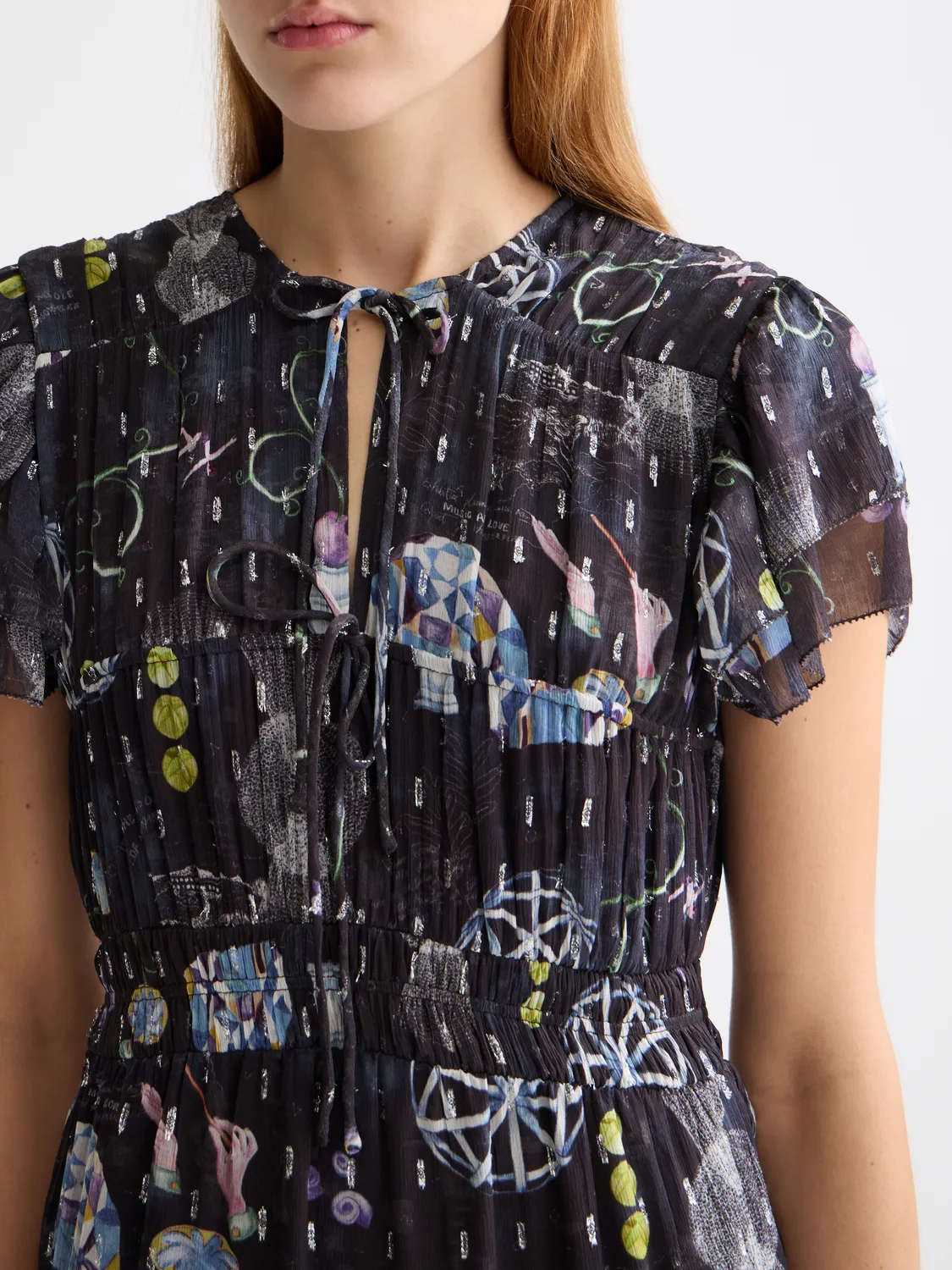 Gathered maxi dress sold by Scotch & Soda product image thumbnail 4