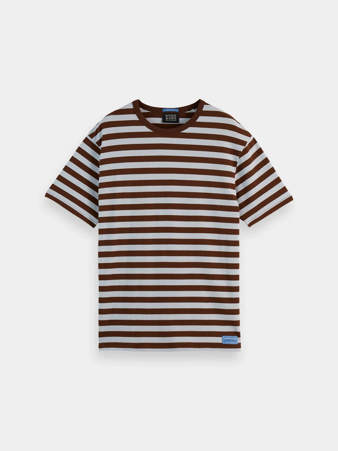 Waffle striped t-shirt sold by Scotch & Soda product image thumbnail 2