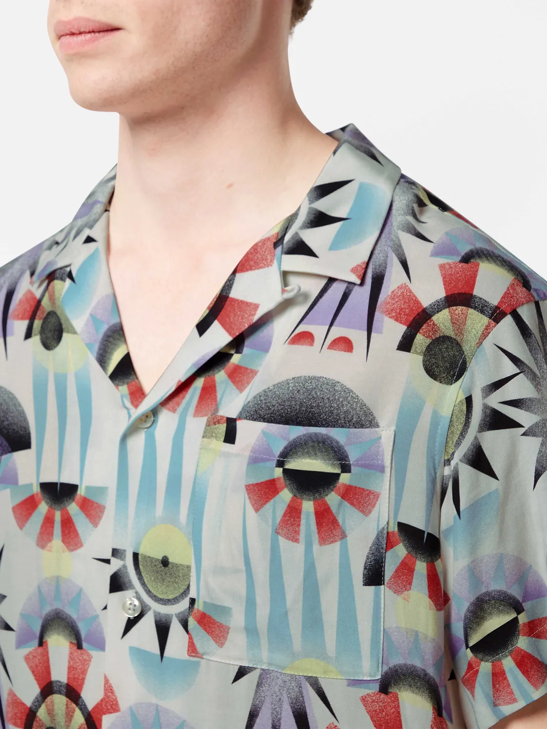 Printed short-sleeved shirt sold by Scotch & Soda product image thumbnail 5