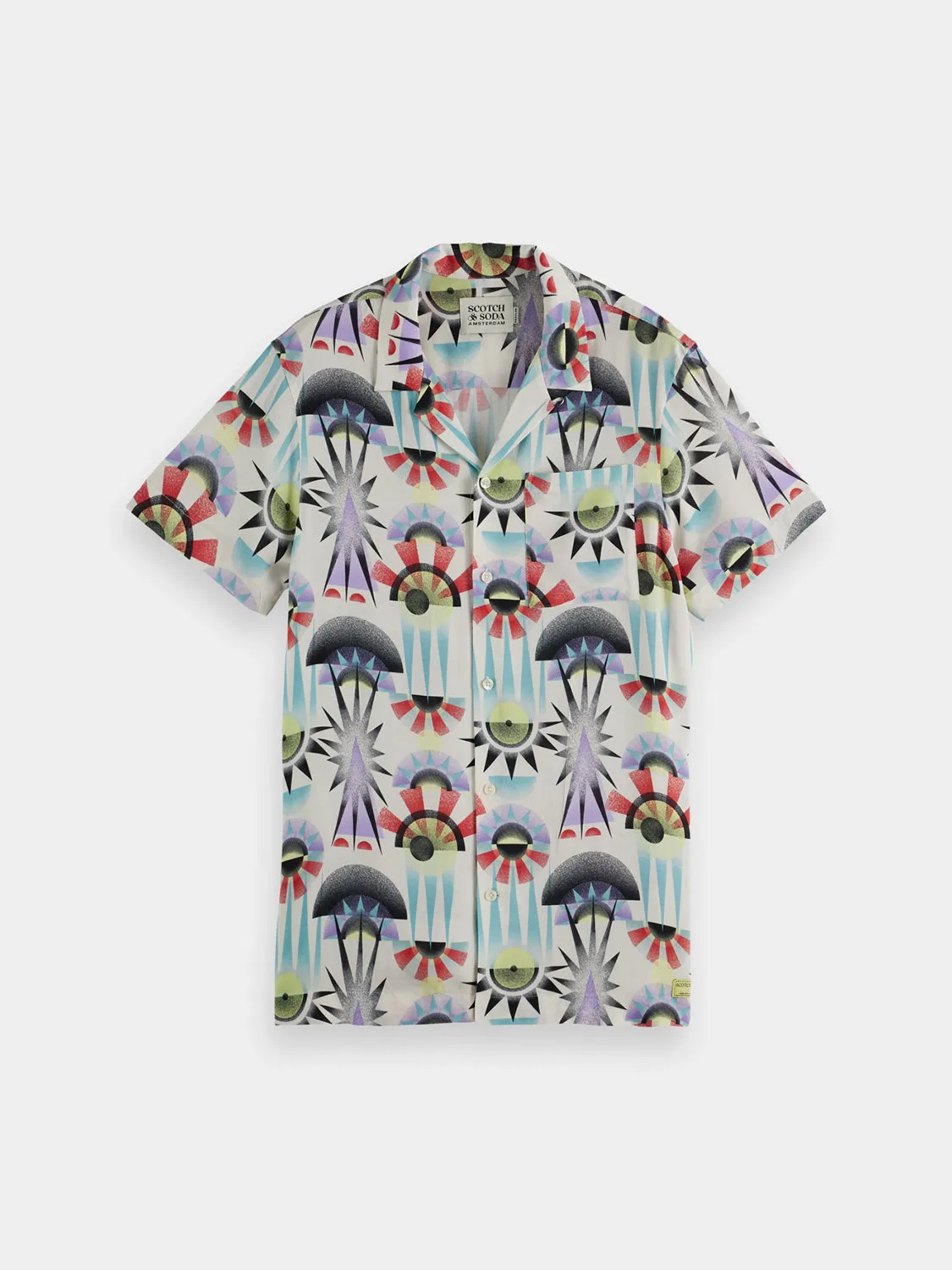 Printed short-sleeved shirt sold by Scotch & Soda product image thumbnail 2